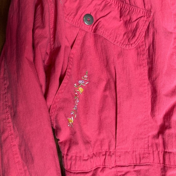 Vintage East West Pink Floral Jacket - Picture 2 of 7